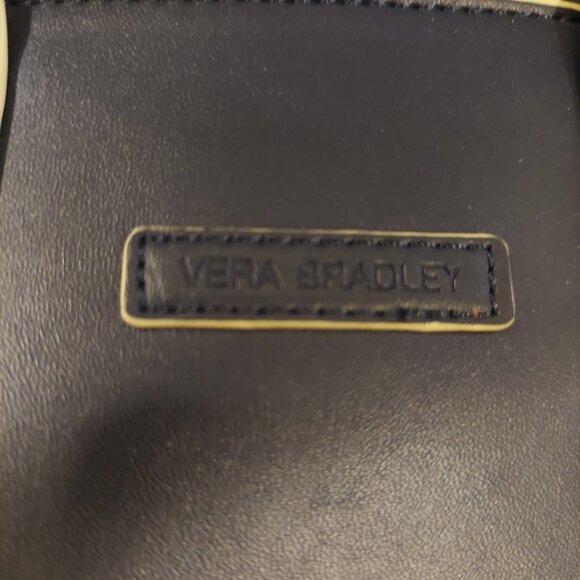 Vera Bradley Navy Blue Crossbody / Satchel Bag - Picture 2 of 9